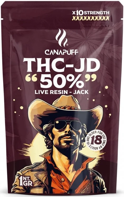 CanaPuff THCJD ziedi, 50 % THCJD, 1 g - 5 g