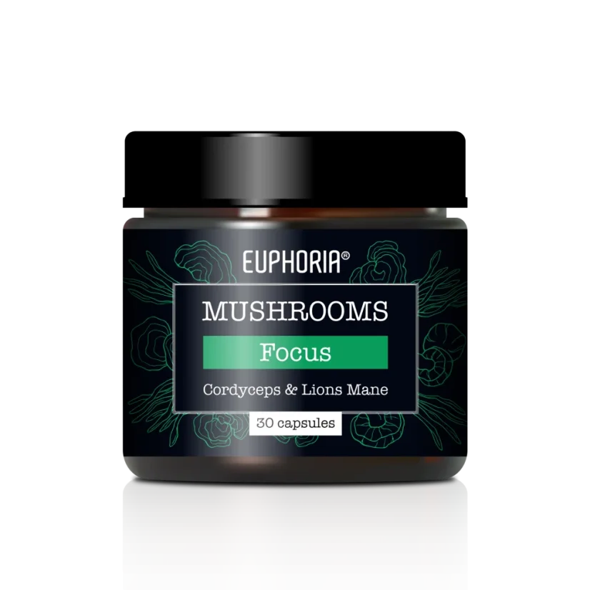 Euphoria Sēnes Focus, 30 kapsulas