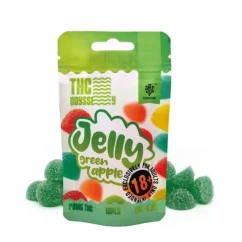 Czech CBD Odyssey THC Jelly Green Apple, 70 mg THC, 10 pcs