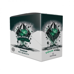 Canntropy THCP Vape Pen Black Diamond, THCP 90% quality, 1ml - Display Box, 10 pieces