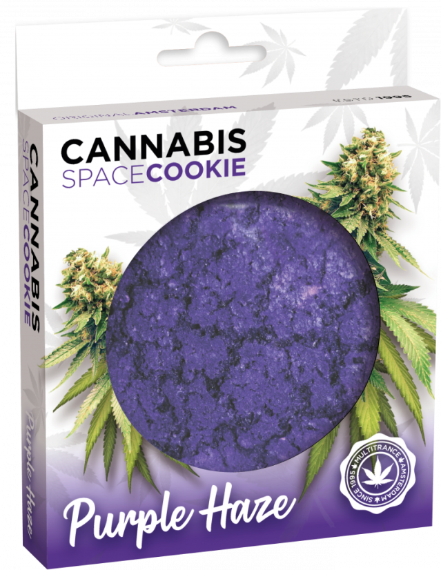 Caixa de biscoitos Cannabis Purple Haze Space - Caixa (24 caixas