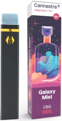 Cannastra CBG Disposable Vape Pen Galaxy Mist, CBG 95 %, 1 ml