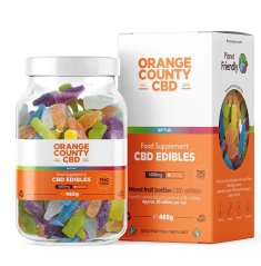 Orange County CBD Sveķu pudeles, 85 gab, 1600 mg CBD, 465 g