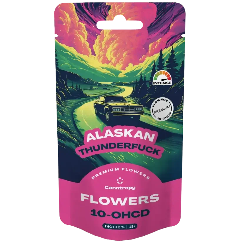 Canntropy 10-OHCD Flower Alaskan Thunderfuck, 50 % 10-OHCD, 1 - 5 g