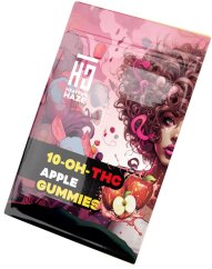 Heavens Haze Caramelle gommose 10-OH-THC alla mela, 3 pezzi x 40 mg, 120 mg 10-OH-THC