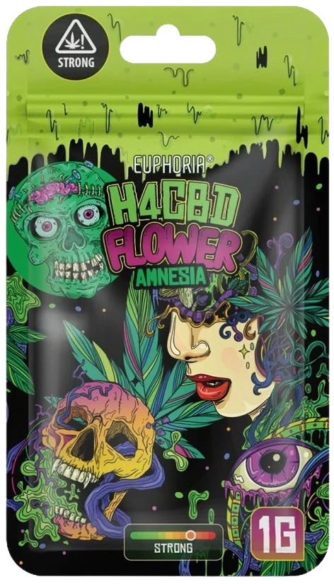 Euphoria H4CBD Flowers Amnesia, H4CBD 20 %, 1 g