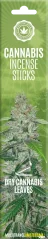 Cannabis Incense Sticks Dry Cannabis - Carton (6 packs)