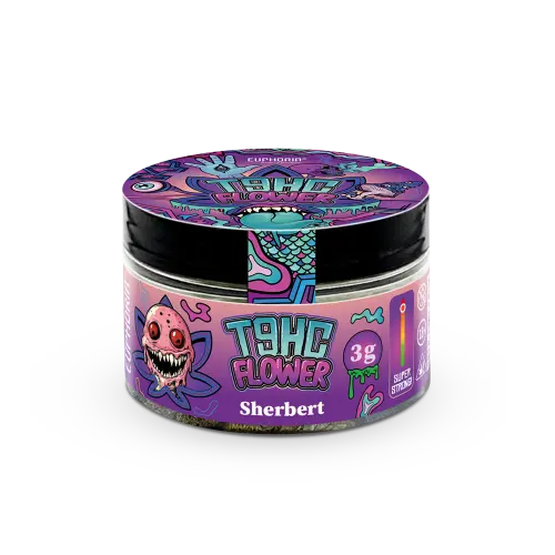 Euphoria T9HC Ziedi Sherbert, 3 g