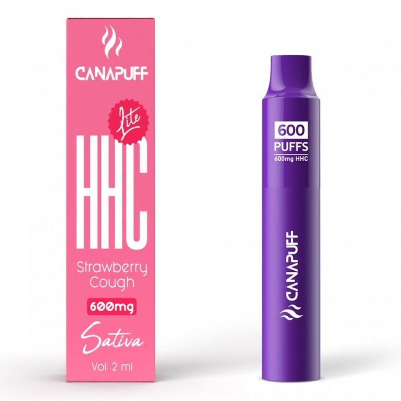 CanaPuff HHC Lite Erdbeer-Husten, 600mg HHC, 2ml