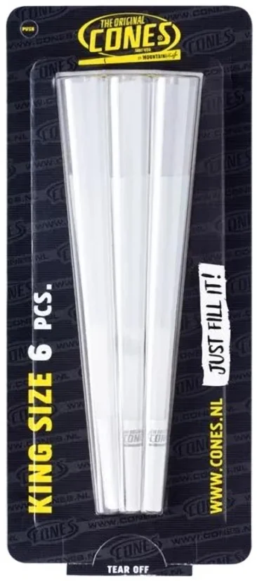 The Original Cones, Oriģinālie konusi King izmēra, 6x blisteriepakojumā, 50 gab.