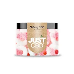 JustCBD Gummies Melon Rings 250 mg - 3000 mg CBD