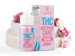 CanaPuff THC+ liquid Weeding Cake, 89 mg, 30 ml