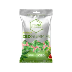 MediCBD CBD gumijas lāči ar arbūzu garšu (300 mg), 40 maisiņi kartona kastītē, 4000 g