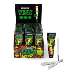 Euphoria Kingsize Slim Cones + Filters, 3 pcs, 30pcs, display