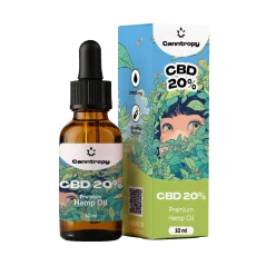 Canntropy CBD Hemp Oil, 20%, 2000mg, 10ml
