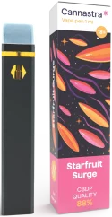 Cannastra CBDP Vape Pen för engångsbruk Starfruit Surge, CBDP 88 % kvalitet, 1 ml
