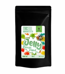 Czech CBD THC Odyssey Jelly Menta Fresca, 70 mg de THC, 10 unidades