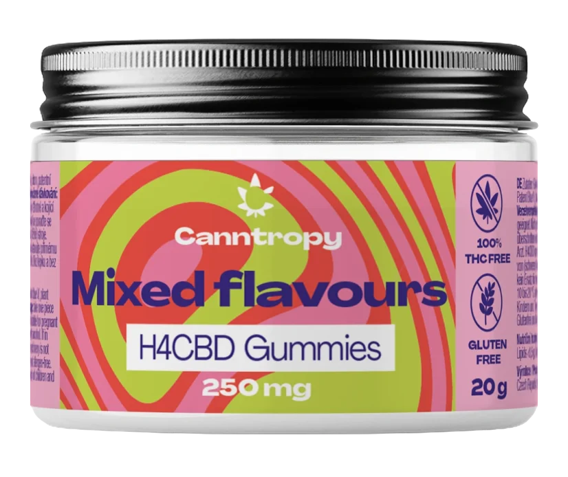 Canntropy H4CBD Fruit Gummies Flavour Mix, 10 gab. x 25 mg, 20 g