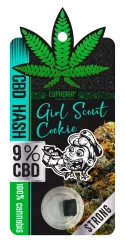 Euphoria CBD Hash 9% Girl Scout Cookie 1 g