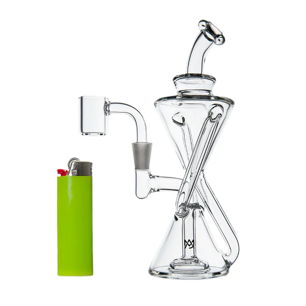 MJ Arsenal Time Turner Mini Dab Rig - Clear