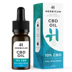Herbican Full Spectrum CBD Oil, 10%, 10 ml