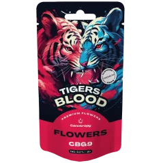 Canntropy CBG9 Flowers Tigers Blood, CBG9 85% quality, 1-100 g