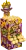 Bubbly Billy Buds 10 mg CBD Passion Fruit Lollies with Bubblegum Inside – Display Container (100 Lollies), 1800 g