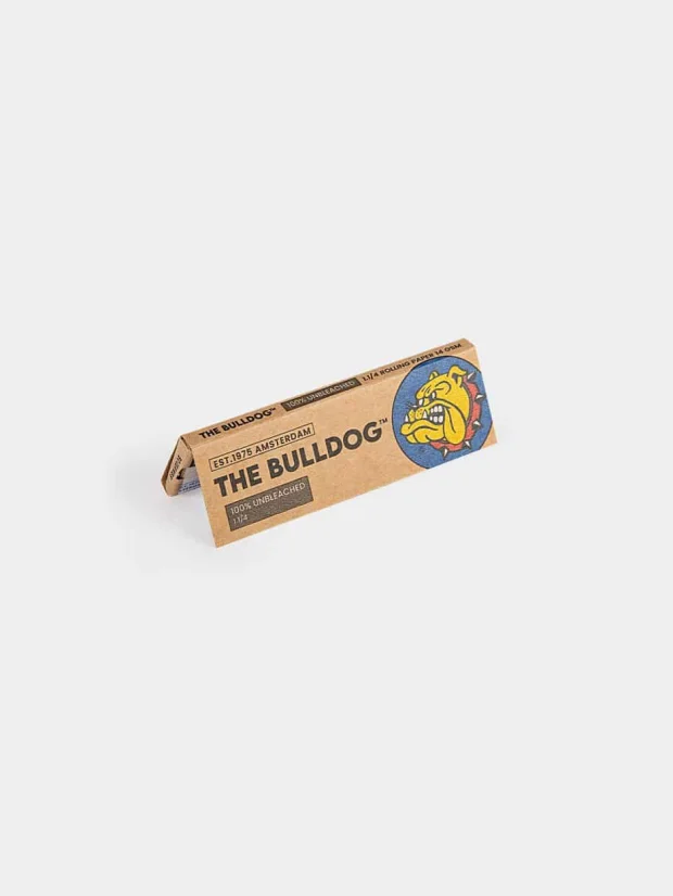The Bulldog 1 1/4 неизбељени папири за увијање (20 ком/дисплеј)