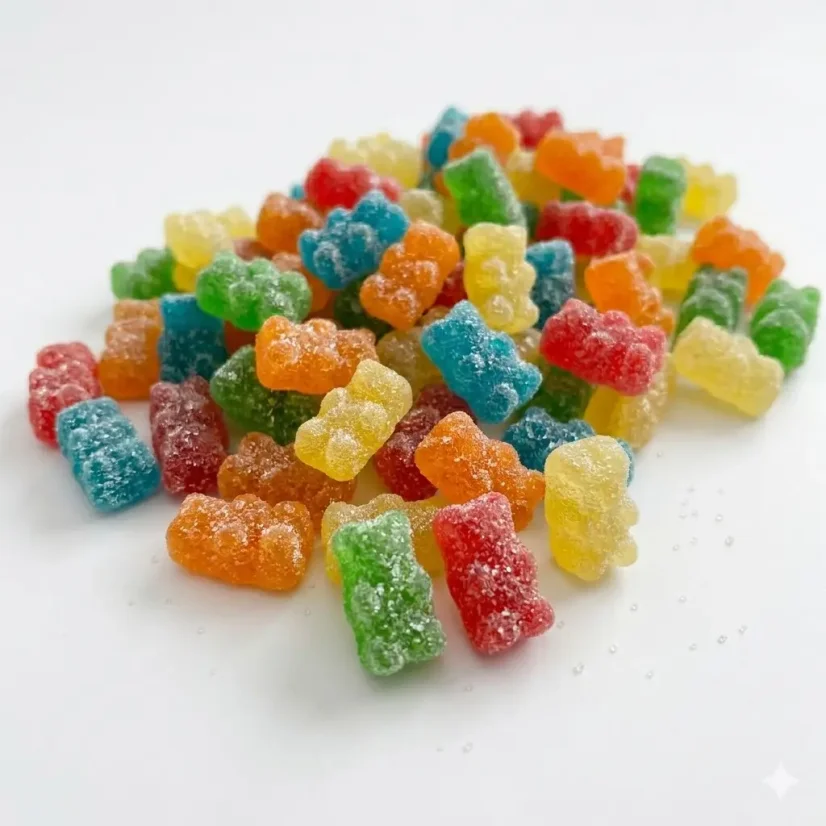 CBD Gummies - Mix of Fruit Flavours - Gummy Bears - 5mg/pcs, 1000pcs (approx. 2,2kg) CBD Gummies - Mix of Fruit Flavours - Gummy Bears - 5mg/pcs, 1000pcs (approx. 2,2kg)