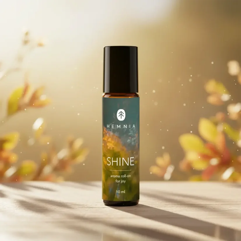 Hemnia SHINE: Aromterapijas rullītis priekam, 10 ml