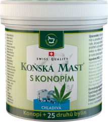 Herbamedicus Zirgu ziede ar kaņepēm, atvēsinoša 250ml