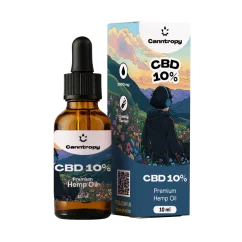 Canntropy CBD Hemp Oil, 10%, 1000mg, 10ml