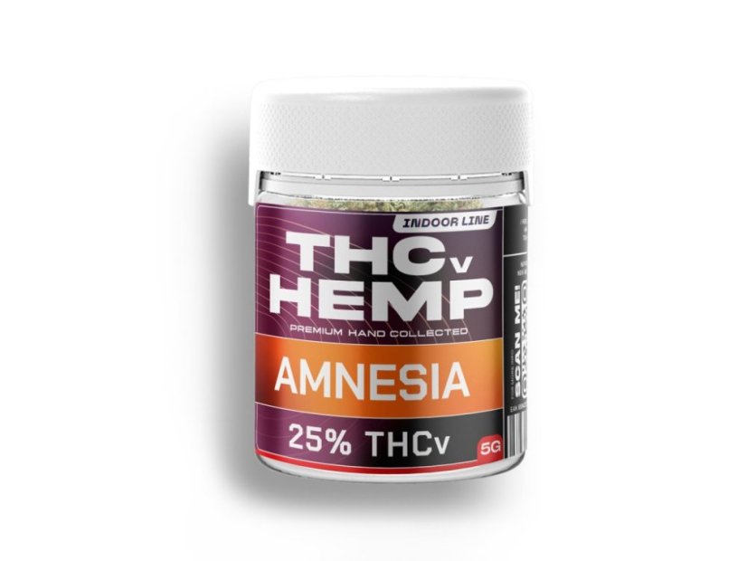 Czech CBD THCV flowers Amnesia, 25 % THCV, 1 - 1000 g
