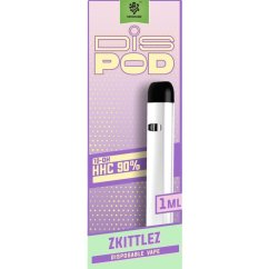 Czech CBD 10-OH-HHC Vape Pen disPOD Zkittles, 90 % 10-OH-HHC, 1 ml