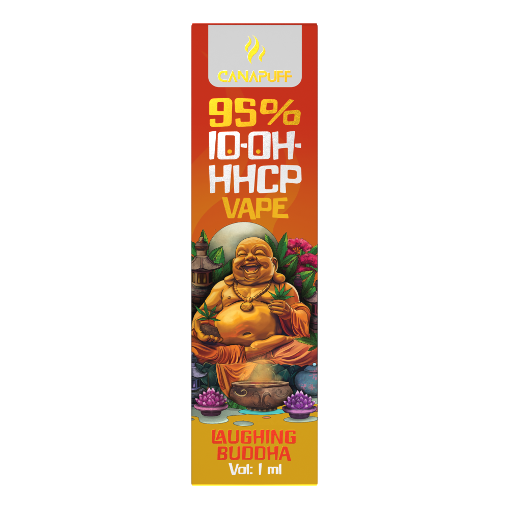 CanaPuff 10-OH-HHCP Disposable Vape Pen Laughing Buddha, 10-OH-HHCP 95 %, 1  ml