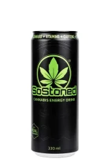 Euphoria SoStoned Cannabis Energy Drink, ilman CBD:tä, 330 ml, 24 kpl, 7920 ml
