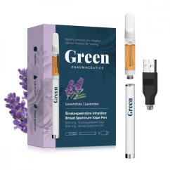 Green Pharmaceutics Plaša spektra inhalācijas komplekts — lavanda, 500 mg CBD