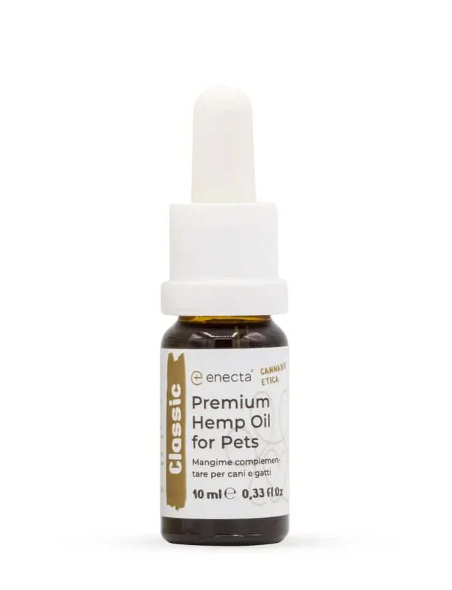 Enecta CBD eļļa mājdzīvniekiem 5%, 500 mg, 10 ml