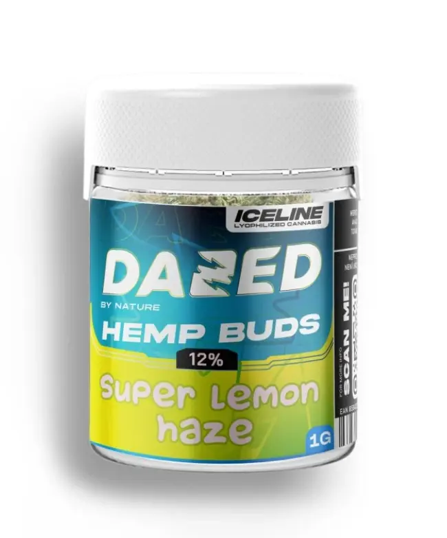 Czech CBD DAZED hemp flower Super Lemon, 12 % DAZED essence, 1 g - 1000 g