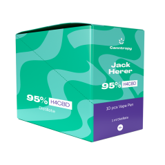 Canntropy H4CBD Vape Pen Jack Herer, 95 % H4CBD, 1 ml - Display Box, 10 pieces