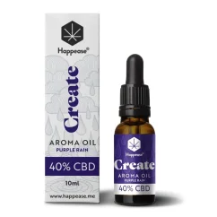 Happease Izveidojiet CBD eļļu Purple Rain, 40% CBD, 4000 mg, 10 ml