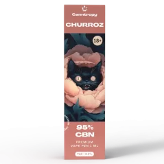 Canntropy CBN Vape Pen Churroz, 1ml, 95% CBN - Display Box 10 pcs