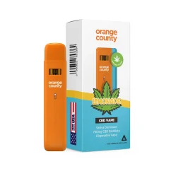 Orange County CBD Disposable Vape Pen Lemonade, 750 mg CBD, 1 ml (10 pcs/display)