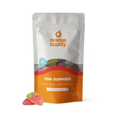 Orange County CBD Gummies Strawberries, 400 mg CBD, 150 g