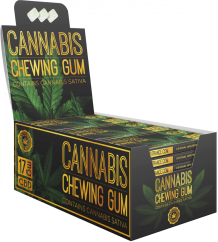 Cannabis Sativa košļājamā gumija (17 mg CBD), 24 kastītes displejā, 408 g