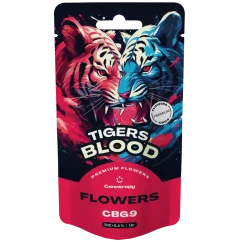 Canntropy CBG9 Flowers Tigers Blood, CBG9 85% calitate, 1-100 g