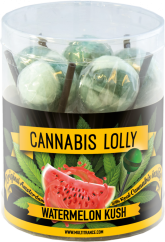 Cannabis Watermelon Kush Lollies – Gift Box (10 Lollies), 24 boxes in carton, 4320 g