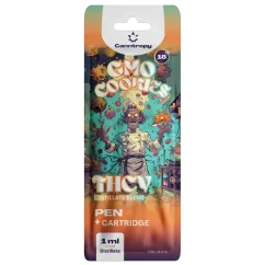 Canntropy THCV -kynä + GMO Cookies -kasetti, THCV 30 %, 1 ml