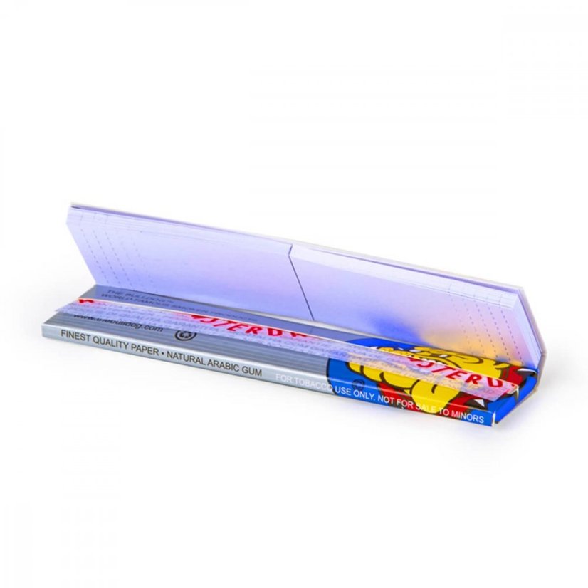 Bulldog Original Silver King Size Slim Rolling Papers + Kärjet, 24 kpl / näyttö