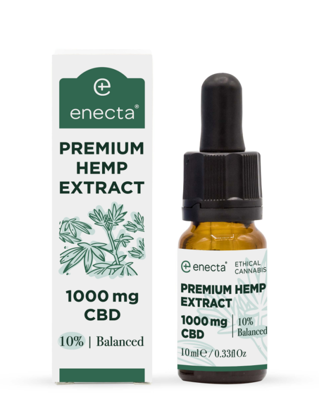 Enecta CBD eļļa 10%, 1000 mg, 10 ml